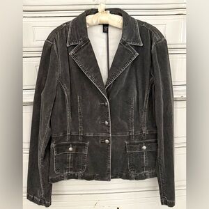Women's Gray Denim Jacket